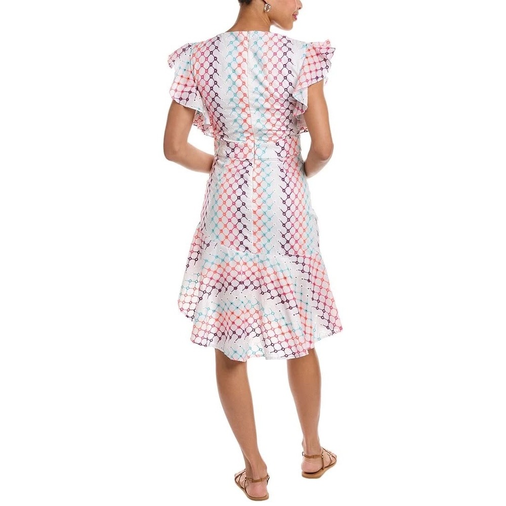 PATBO EMBROIDERED EYELET‎ MINI DRESS SIZE 2 - Picture 6 of 11